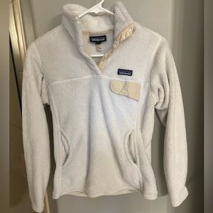 White Patagonia pullover